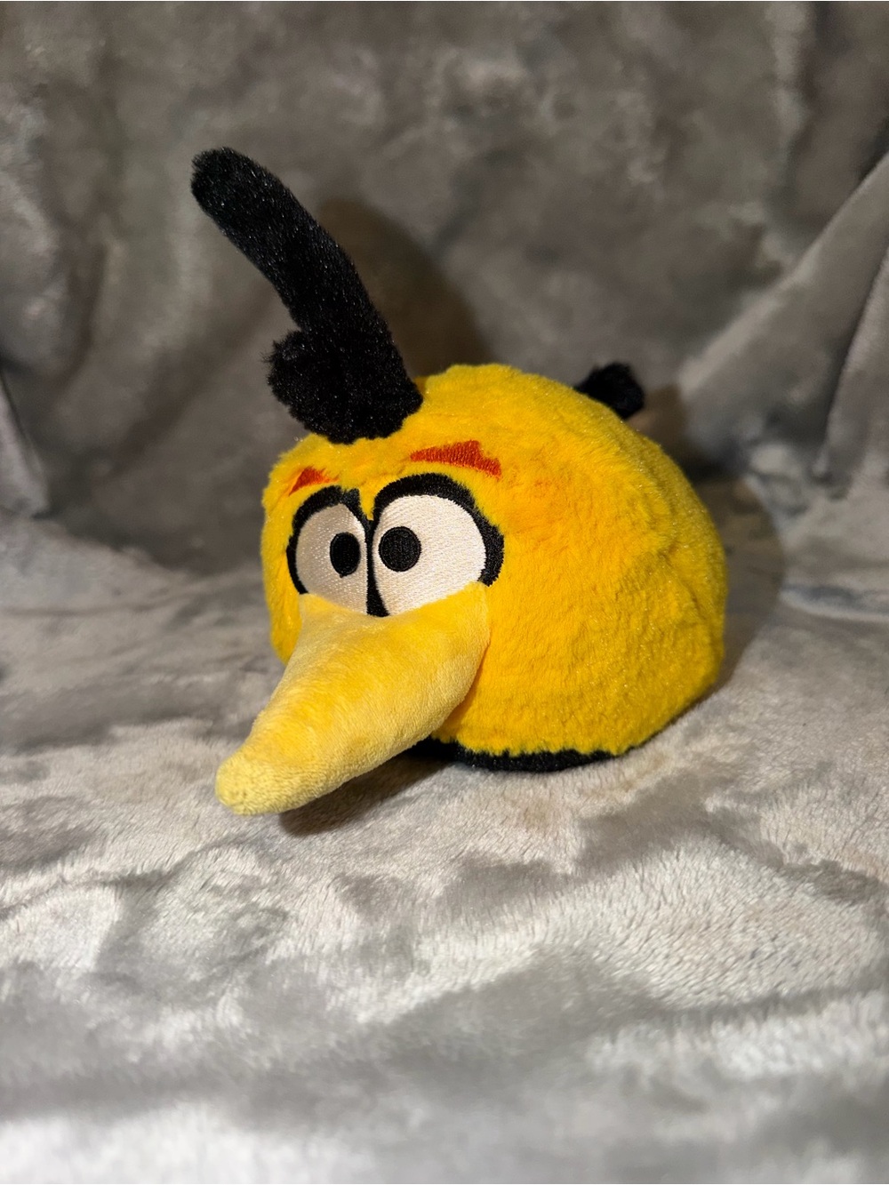 Angry Birds Bubbles Plush 5" Yellow 2012 Commonwealth NO SOUND Stuffed Animal